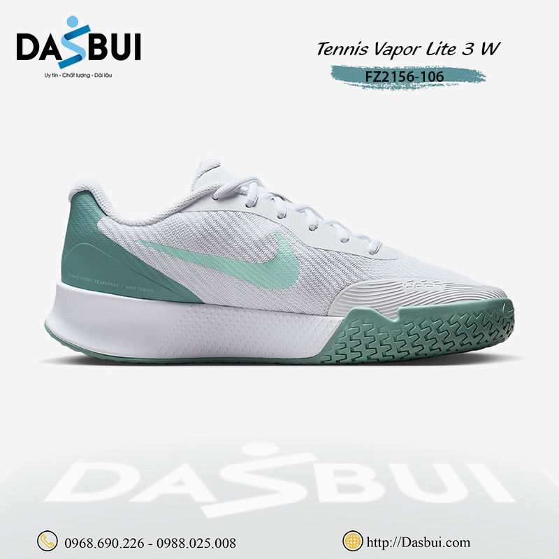 Kinh nghiệm chọn giày Pickleball Nike Nữ chính hãng cao cấp tốt nhất cho bạn Tennis Vapor Lite 3W FZ156-106