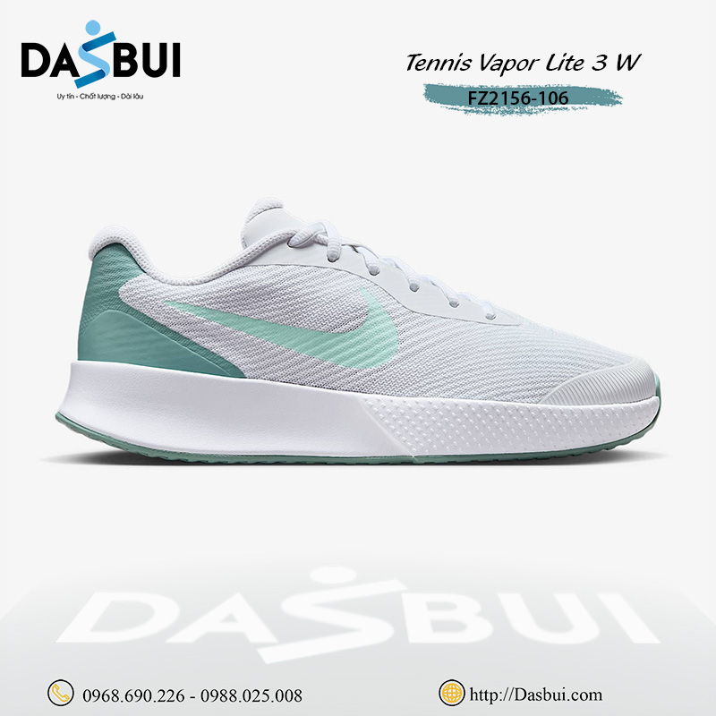 Kinh nghiệm chọn giày Pickleball Nike Nữ chính hãng cao cấp tốt nhất cho bạn Tennis Vapor Lite 3W FZ156-106