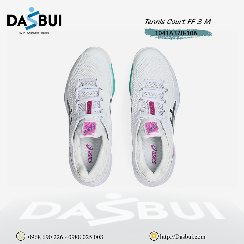 Giày Tennis Asics Solution Speed FF 3 1041A370-106 M 1041a370 106 7