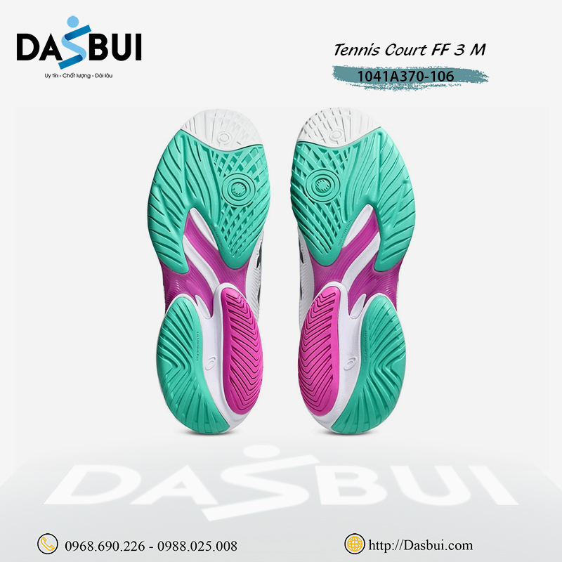 Giày Tennis Asics Solution Speed FF 3 1041A370-106 M 1041a370 106 8