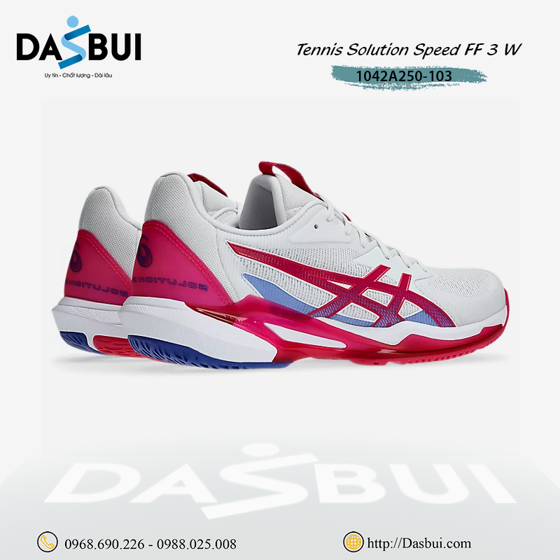 Giày Pickleball Tennis Solution Speed FF 3 1042A250-103 W 1042A250 103 SB FL GLB