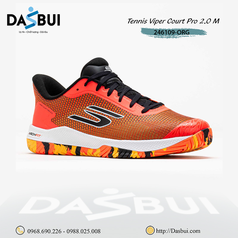Alternative view of Giày Pickleball Tennis Skechers Viper Court Pro 2.0 M 246109-ORG