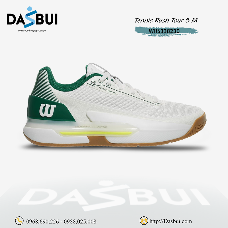 Giày Tennis Pickleball Wilson Rush Tour 5 M WRS338230