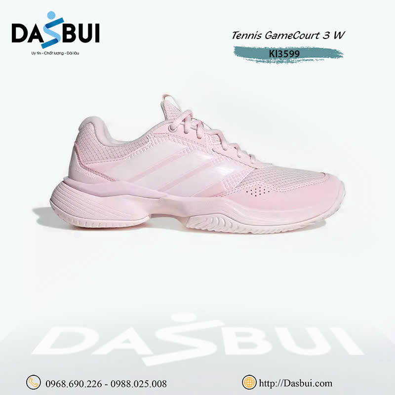 Giày Adidas Nữ GameCourt 3.0 KI3599