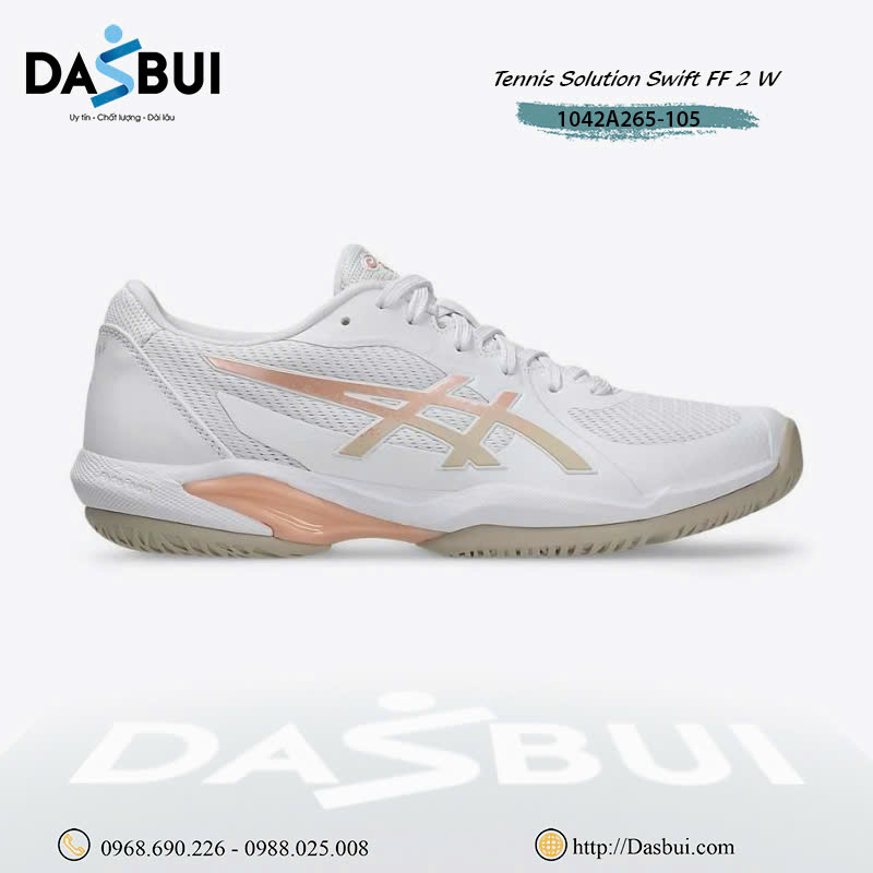 GIÀY ASICS NỮ SOLUTION SWIFT FF 2 1042A265-105